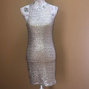 Hollister Sequin Bodycon Dress S
